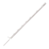 Palik ogrodzeniowy BASIC, 105 cm, biały, pojedyncza stopka, Kerbl 50szt
