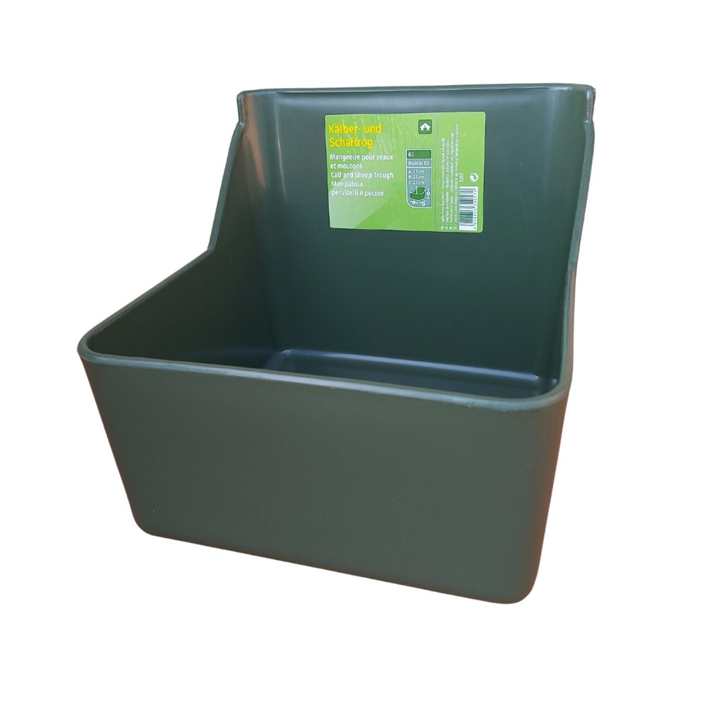 Karmidło dla cieląt i owiec oliwka 6L