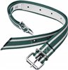 Obroża 130x4cm z ogniwem D Standard, biało - zielona
