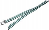 Obroża 130x4cm z ogniwem D Standard, biało - zielona