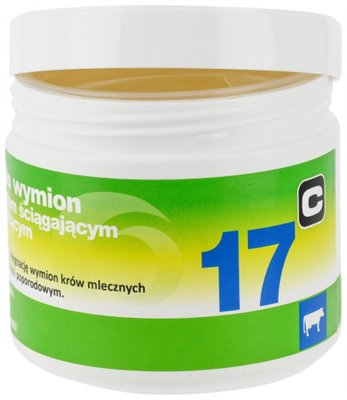 Żel do wymion z efektem ściągającym i chłodzącym ”17”, 500 ml