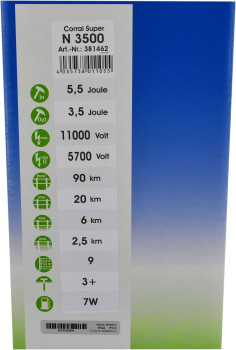 Elektryzator sieciowy CORRAL N 3500 – 5,5 J, dla dzików i zwierząt
