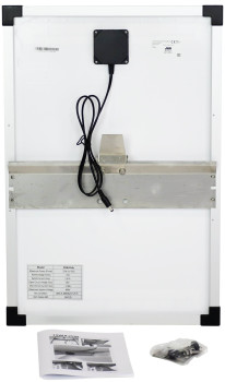 Panel słoneczny 25W z mocowaniem, do elektryzatorów z gniazdem solarnym, Kerbl