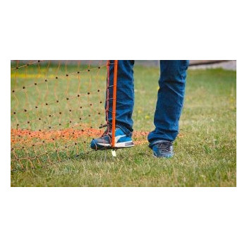 Siatka elektryczna dla drobiu, 50 m, 106 cm, podw. szpic, pomarańczowy, Kerbl