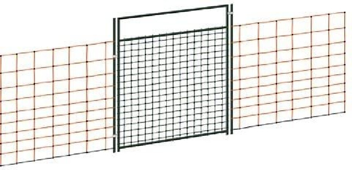 Bramka wejściowa do ogrodzeń elektrycznych do wysokości 125 cm, Kerbl