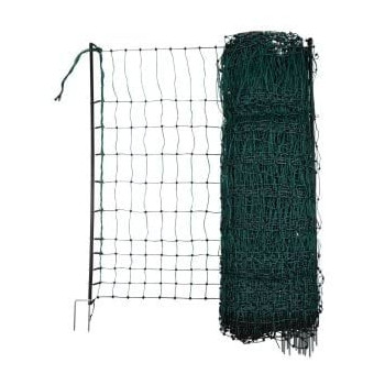 Siatka nieelektryczna dla drobiu, 25 m, 106 cm, podw. szpic, zielony, Kerbl