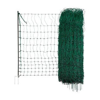 Siatka nieelektryczna dla drobiu, 50 m, 112 cm, podw. szpic, zielony, Kerbl