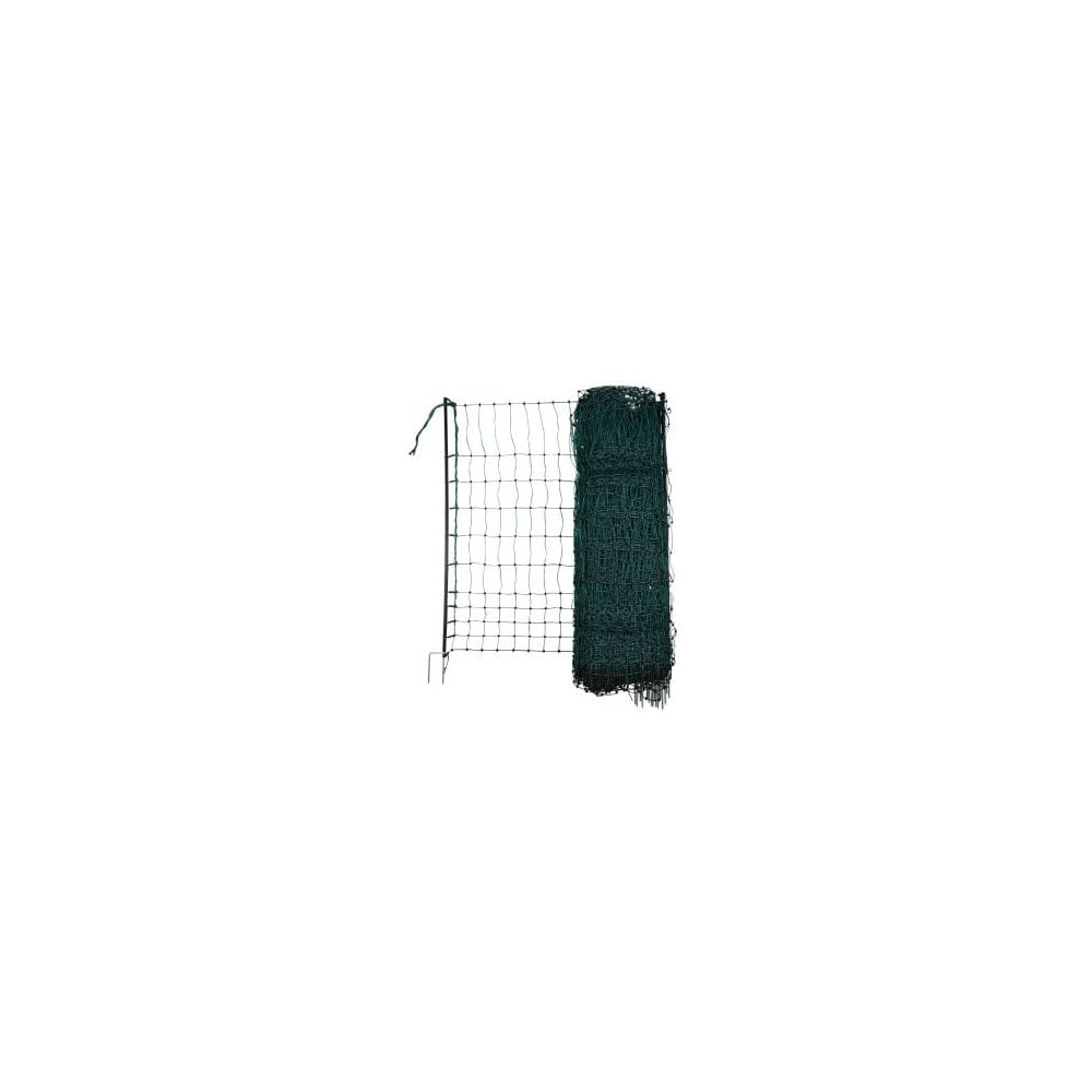 Siatka nieelektryczna dla drobiu, 50 m, 106 cm, podw. szpic, zielony, Kerbl