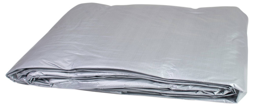 Plandeka 6x10 m, 120 g, srebrna, PE, Can Agri