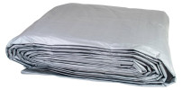 Plandeka 10x15 m, 120 g, srebrna, PE, Can Agri