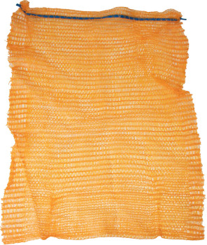 Worek raszlowy z zaciągiem 42x60 cm, pomarańczowy, 15 kg - 100 szt