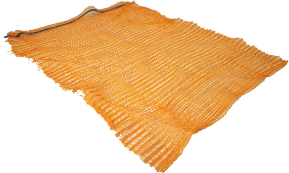 Worek raszlowy z zaciągiem 42x60 cm, pomarańczowy, 15 kg - 100 szt