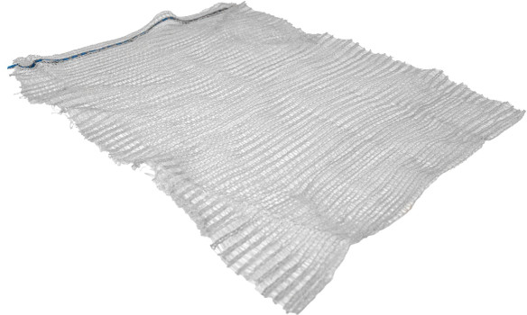 Worek raszlowy z zaciągiem 42x60 cm, biały, 15 kg - 50szt