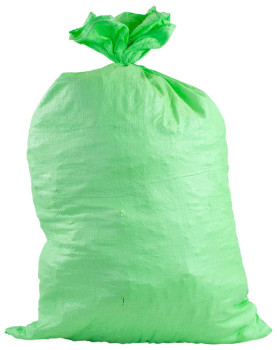 Worek polipropylenowy 65x105 cm, zielony, 50 kg - 50 szt