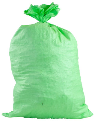 Worek polipropylenowy 65x105 cm, zielony, 50 kg - 50 szt