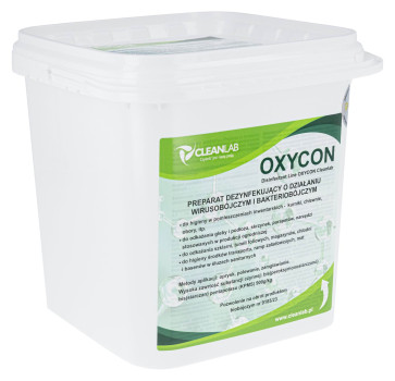 Preparat dezynfekujący o działaniu wirusobójczym i bakteriobójczym OXYCON, 5 kg