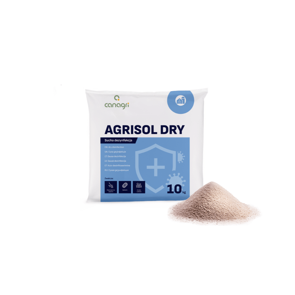 Preparat do suchej dezynfekcji, Agrisol Dry, 10 kg, Canagri