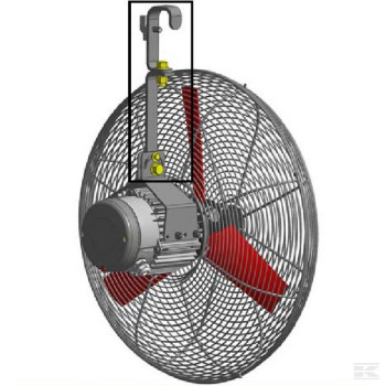 Uchwyt, wieszak, wspornik montażowy do mieszaczy ø 50 cm, ø 71 cm, MULTIFAN