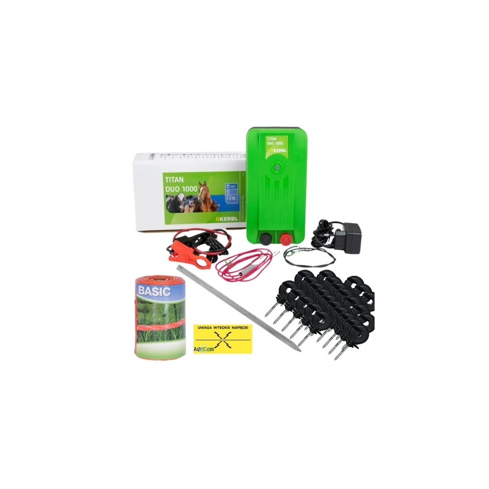 Zestaw kompletny elektryczny pastuch Elektryzator na psa NA PSY koty