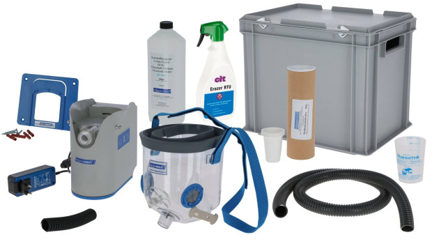 Inhalator dla konia AirOne Flex, bezprzewodowy, z maską dla koni gorącokrwistych, Hippomed