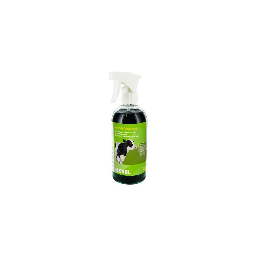 Spray do pielęgnacji ran z alantoiną i olejem miętowym Wound, 500 ml, Kerbl