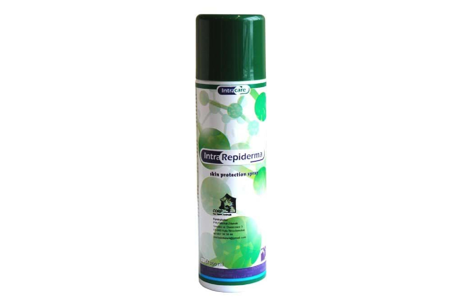 Repiderma – Bioaktywny Spray Ochronny 250 ml | Bezantybiotykowy Aerozol z Cynkiem i Miedzią