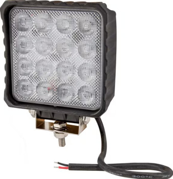 Lampa robocza LED, kwadratowa, 48W 3840 lm 10/30V światło rozproszone 16 LED Kramp