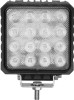 Lampa robocza LED, kwadratowa, 48W 3840 lm 10/30V światło rozproszone 16 LED Kramp