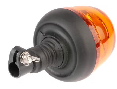 Lampa błyskowa LED Kramp LA20020 – 24 W, 12/24 V, elastyczny uchwyt DIN