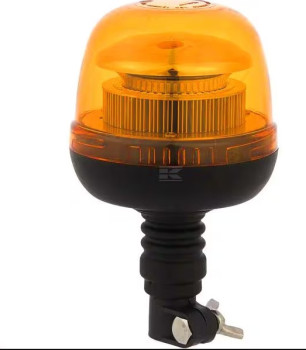 Lampa błyskowa LED Kramp LA20020 – 24 W, 12/24 V, elastyczny uchwyt DIN