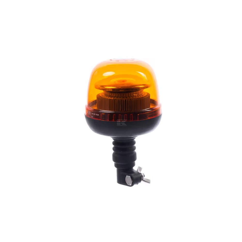 Lampa błyskowa LED Kramp LA20020 – 24 W, 12/24 V, elastyczny uchwyt DIN