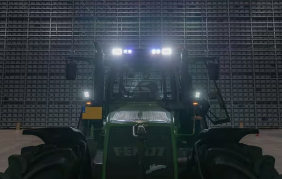 Lampa robocza LED Kramp LA80300 – prostokątna, 27 W, 3375 lm, światło rozproszone