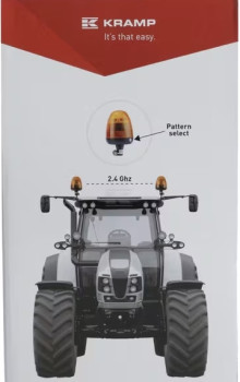 Zestaw lamp błyskowych LED Kramp LA20095 TWIN – synchronizacja bezprzewodowa, 12–24 V