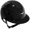 Kask jeździecki Elite Polo, lakierowany czarny, 59-61 cm, Covalliero