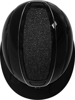 Kask jeździecki Elite Polo, lakierowany czarny, 59-61 cm, Covalliero