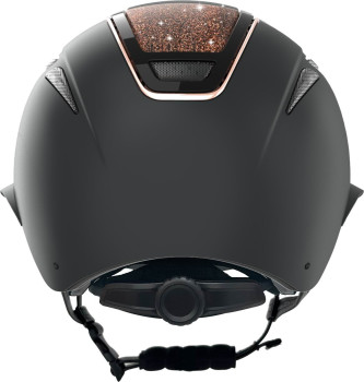 Kask jeździecki Elite Polo, różowe złoto, 59-61 cm, Covalliero