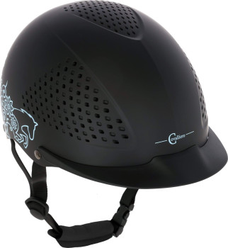 Kask jeździecki Beauty 2.0, czarny, 48-51 cm, Covalliero