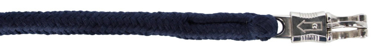 Uwiąz dla konia bawełniany, bezpieczny karabińczyk, granatowy, 200 cm, Covalliero