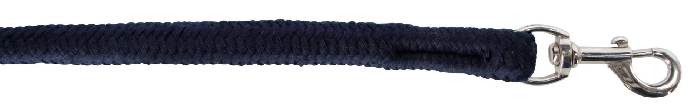 Uwiąz dla konia bawełniany, zwykły karabińczyk, granatowy, 200 cm, Covalliero