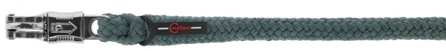 Uwiąz dla konia Doria, bezpieczny karabińczyk, 200 cm, zielony, Covalliero