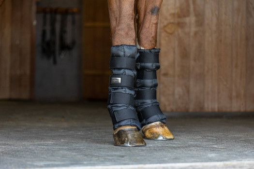 Ochraniacze chłodzące dla konia, czarny, roz. Uni, Covalliero