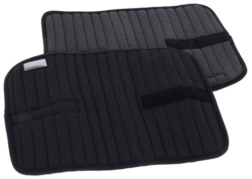 Podkładki pod owijki dla konia Covalliero Therm, czarny, 45x30x2, para, Covalliero