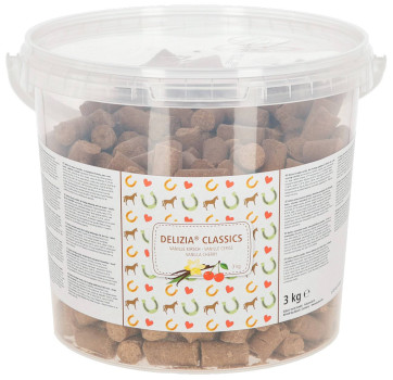 Smakołyki dla konia Delizia Classic, wanilia/ czereśnia 3 kg, Kerbl