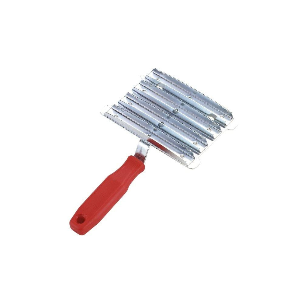 Zgrzebło metalowe dla bydła i koni, 8-rzędowe, 9,5 x 14,5 cm, Kerbl