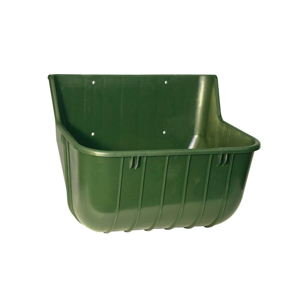 Karmidło prostokątne, oliwkowy, 15 l, Kerbl