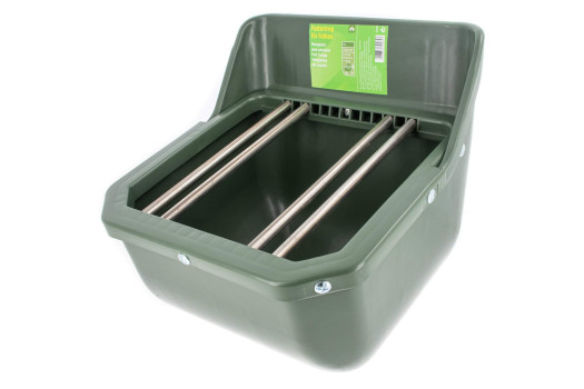 Karmidło dla źrebiąt z prętami, oliwkowy, 9 l, Kerbl