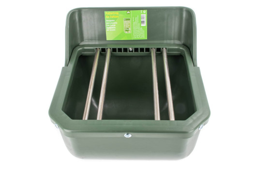 Karmidło dla źrebiąt z prętami, oliwkowy, 9 l, Kerbl