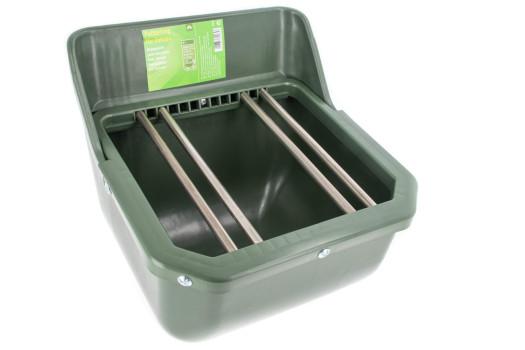 Karmidło dla źrebiąt z prętami, oliwkowy, 9 l, Kerbl