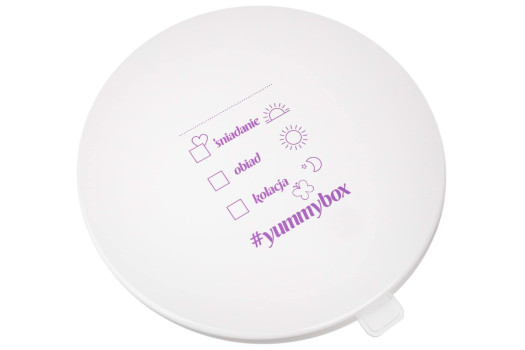 Pokrywka do miski na paszę Yummy, 6 l, biały