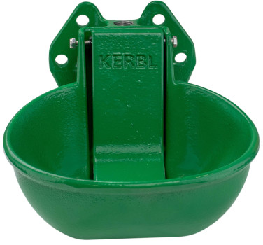 Poidło miskowe żeliwne, dla bydła i koni, typ PM-5, 2,5L, oliwkowe, Kerbl